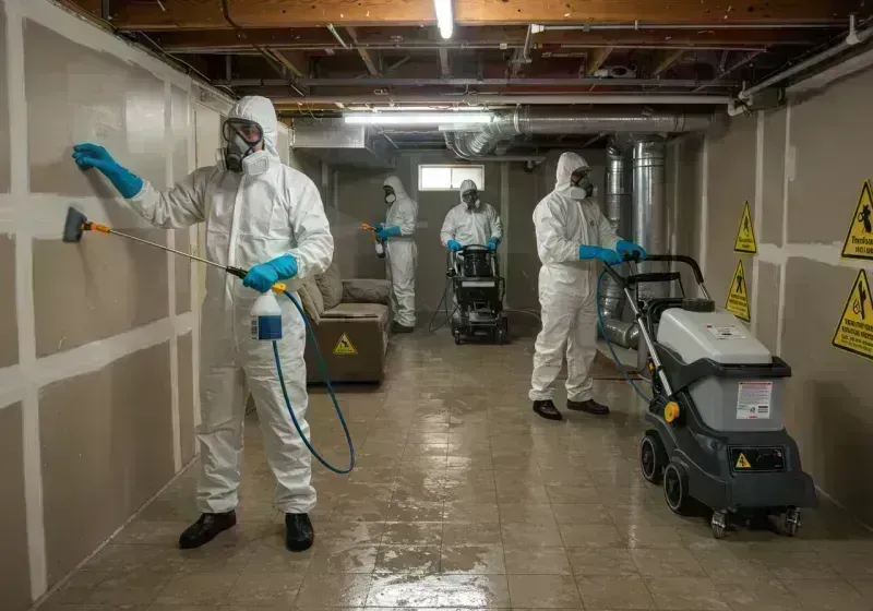 Basement Moisture Removal and Structural Drying process in Boone County, IA